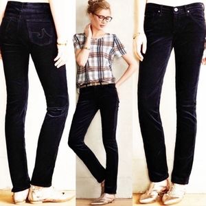 AG Stevie Slim Straight Navy Cords